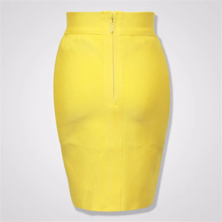 High Quality Ladies Rayon Thick Short Bandage Skirt Cocktail Party Cute Mini Skirt