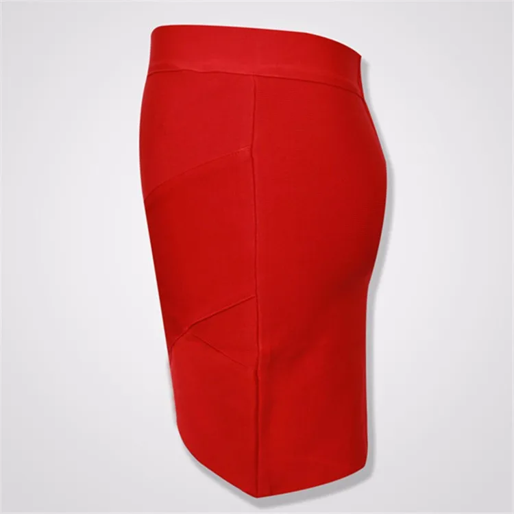 High Quality Ladies Rayon Thick Short Bandage Skirt Cocktail Party Cute Mini Skirt
