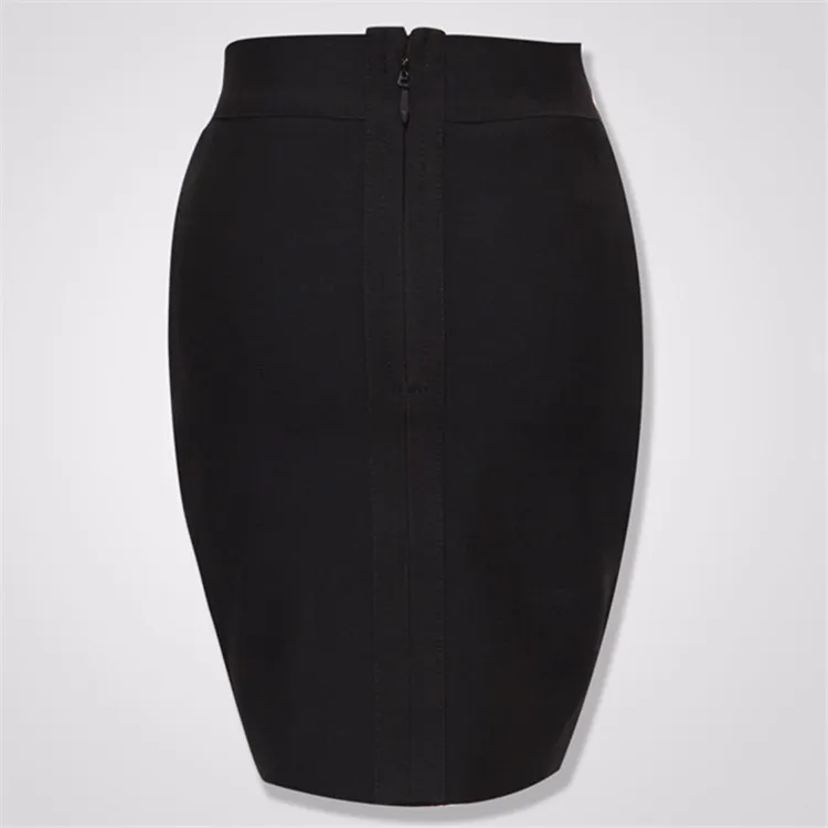 High Quality Ladies Rayon Thick Short Bandage Skirt Cocktail Party Cute Mini Skirt