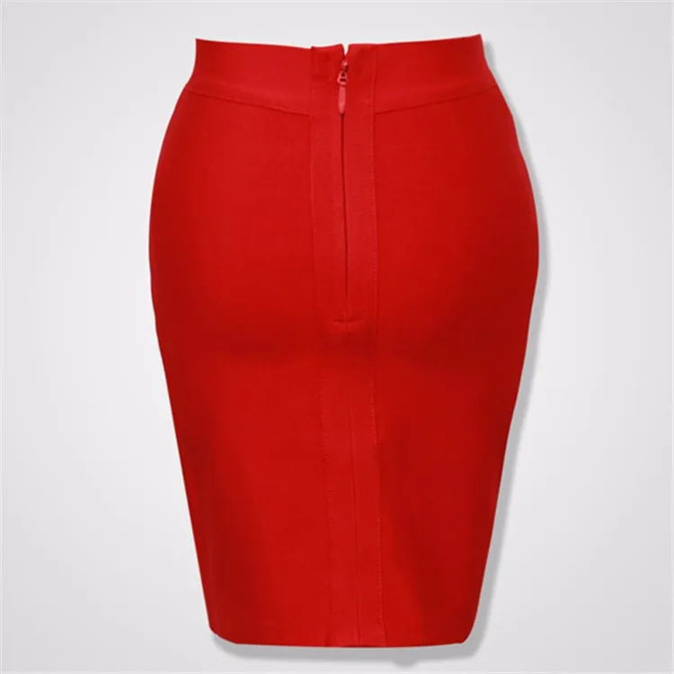 High Quality Ladies Rayon Thick Short Bandage Skirt Cocktail Party Cute Mini Skirt