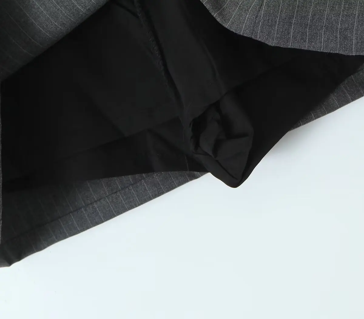 YENKYE Y2K Cool Girl Striped Pencil Mini Skirt Vintage High Waist Sexy Women Black Gray Summer Skirts