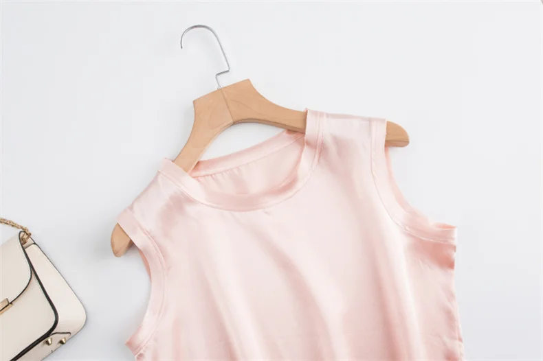 Korean Women's Summer Elegance Shirt Fashion Satin Tank Top Ice Silk Office Lady Blouse Elegant Summer Blusas