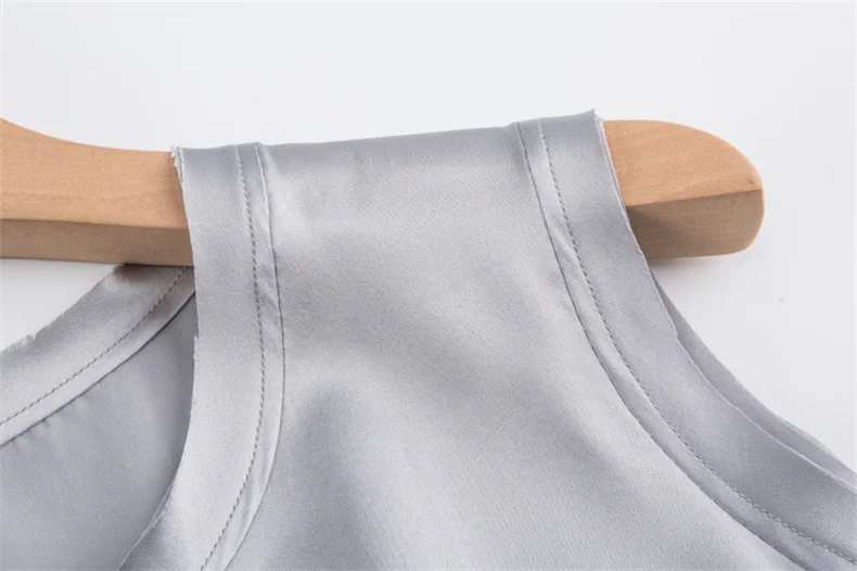 Korean Women's Summer Elegance Shirt Fashion Satin Tank Top Ice Silk Office Lady Blouse Elegant Summer Blusas
