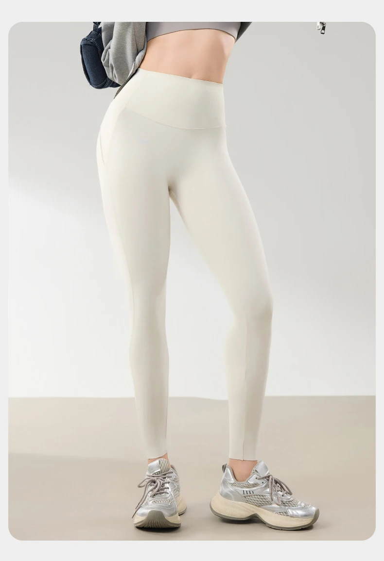 BIVIGAOS Spring Summer High Waist Butt Lifter Sharkskin Leggings Women Micro Pressure Thin Breathable Sport Fitness Leggings