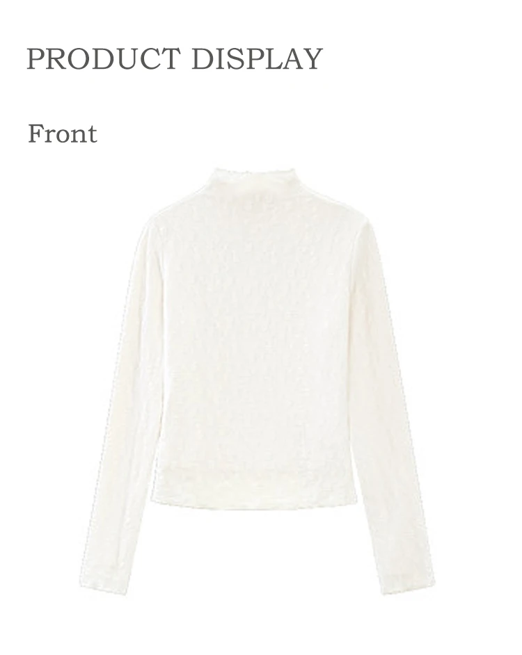 ALXNAN Women's Pullover Elegant Casual Fashion Long Sleeve T-shirt 2026 Spring Simple Basic Style Female Tees L569116 L58908