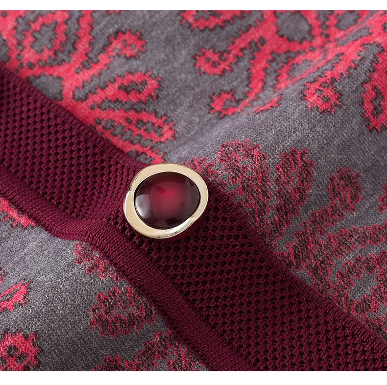 Warm Grandma Sweater Women Autumn Winter Sweaters Coat Mother Knitted Cardigan For Woman Thick Velvet Knitwear Female Clothes