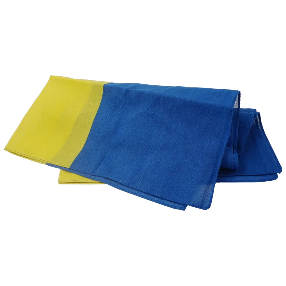 Hip Hop Bandana Barbados Flag Men Women Outdoor Sports Headband Hair Band Wrist Wraps Hair Scarves 100% Cotton Hair Accessories