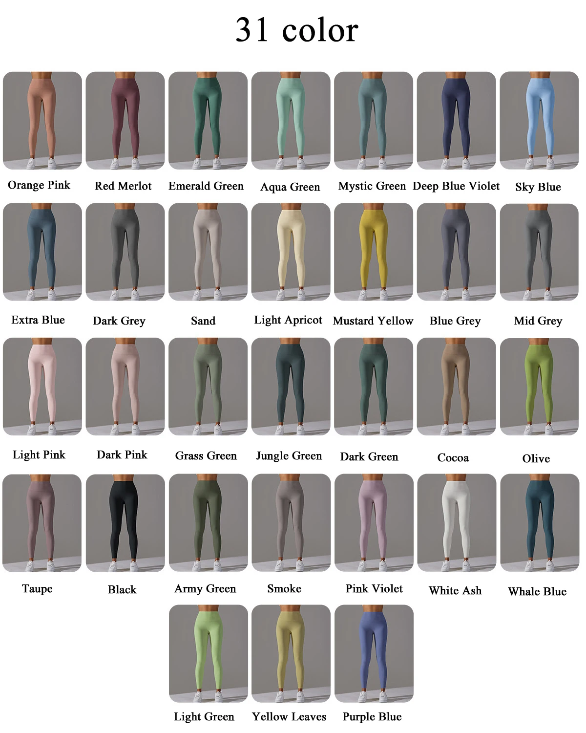 High Waist Naked Feeling Leggings Push Up Sport Women Fitness Running Yoga Pants Energy Seamless Leggings Gym Girl Leggings