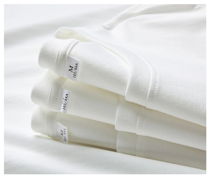 Hirsionsan Trendy 100% Cotton T Shirts for Women Summer Soft O-neck Short Sleeve Solid Tees Female Simple Loose Streetwear Tops