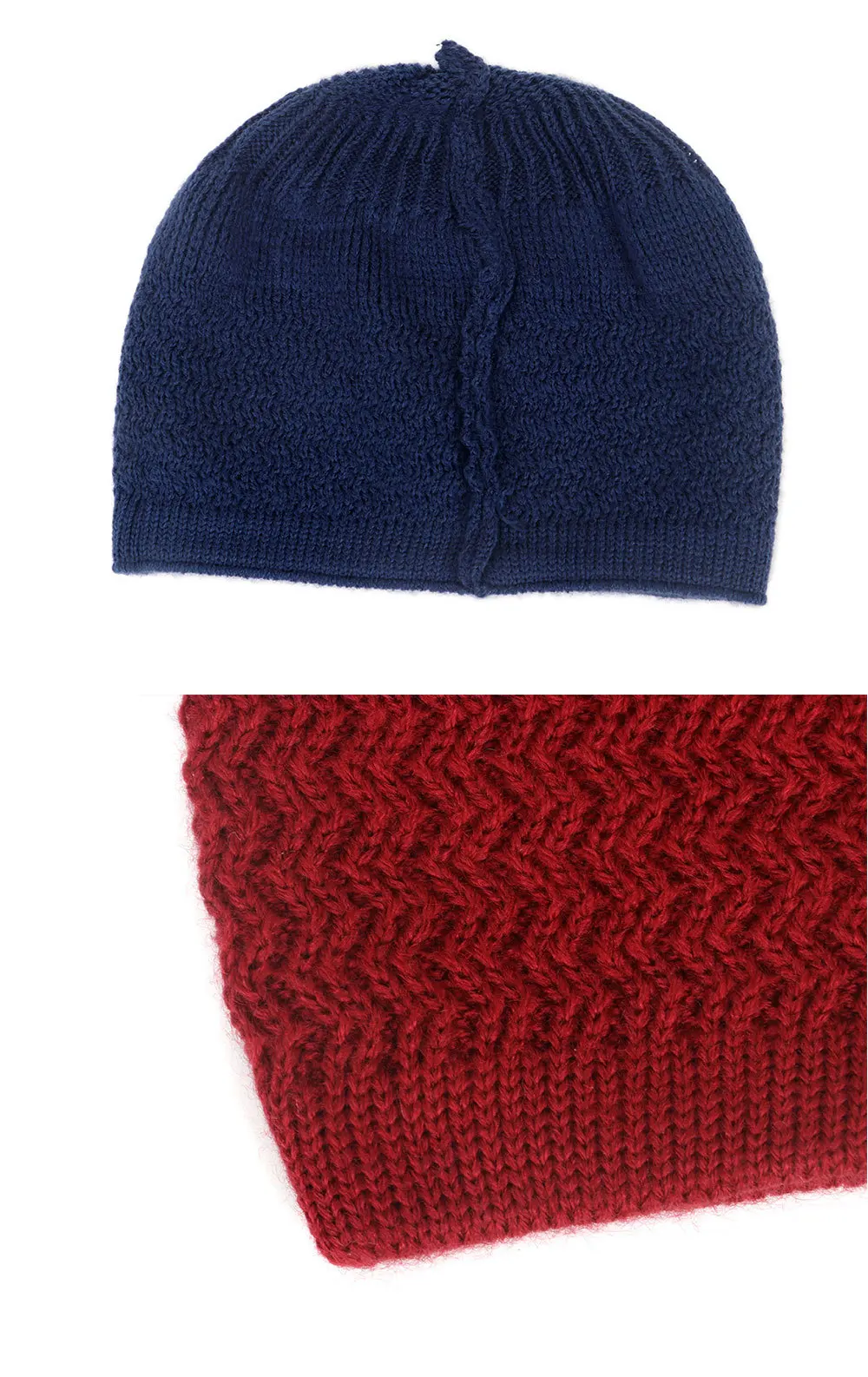 Winter Knitted Muslim Men Prayer Hats Warm Male Beanies Cap Islamic Ramadan Jewish Kippah Homme Hat Men's Wrap Head  Cap