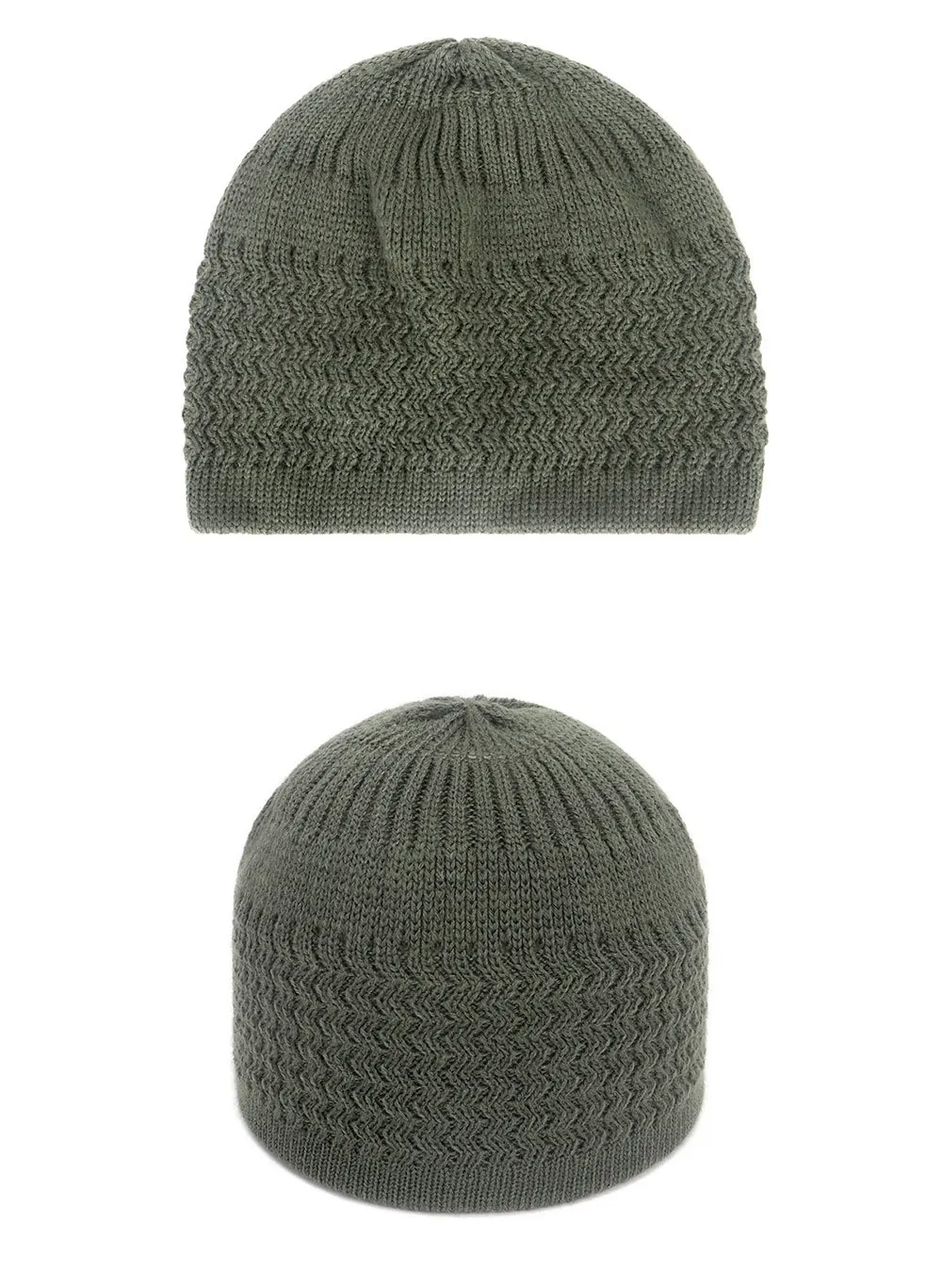 Winter Knitted Muslim Men Prayer Hats Warm Male Beanies Cap Islamic Ramadan Jewish Kippah Homme Hat Men's Wrap Head  Cap