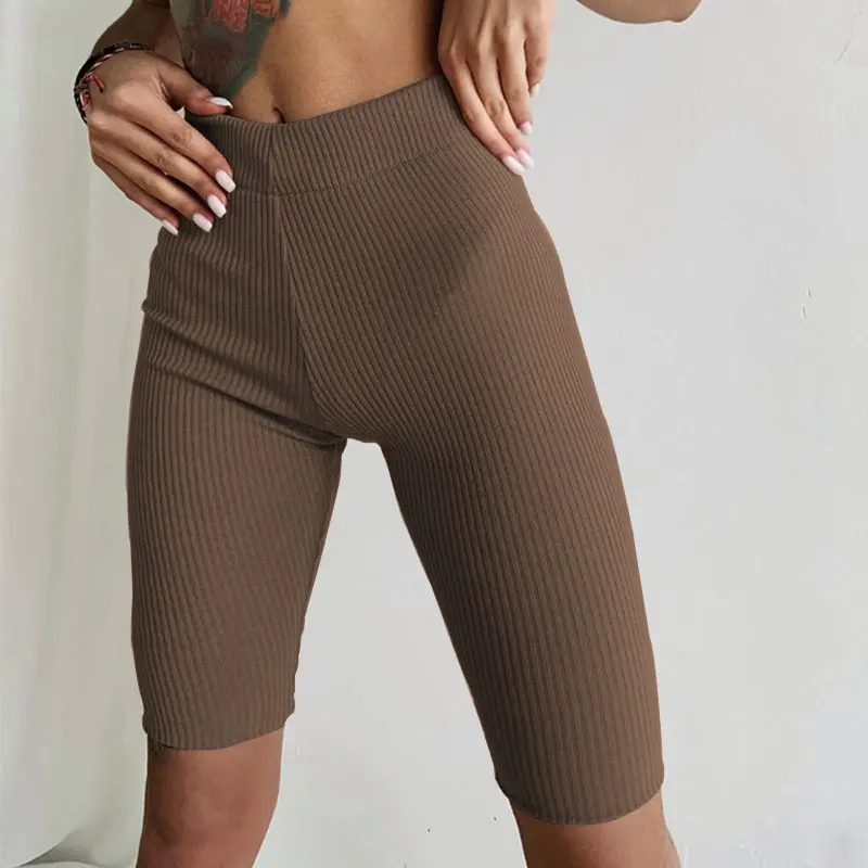 Hirsionsan Summer Cotton Loose Sets Women 2023 Oversized Two Pieces T Shirts and High Waist Knitted Shorts Outfits Tracksuit