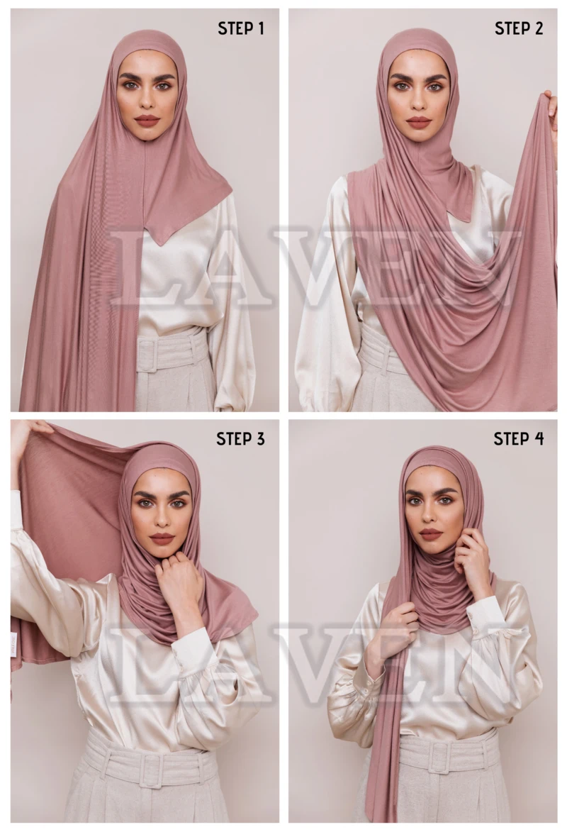 Cotton Jersey Instant Hijab Scarf Muslim Fashion Plain Wraps Soft Women's Head Hood Scarf Elasticity Shawls Underscarf Headscarf