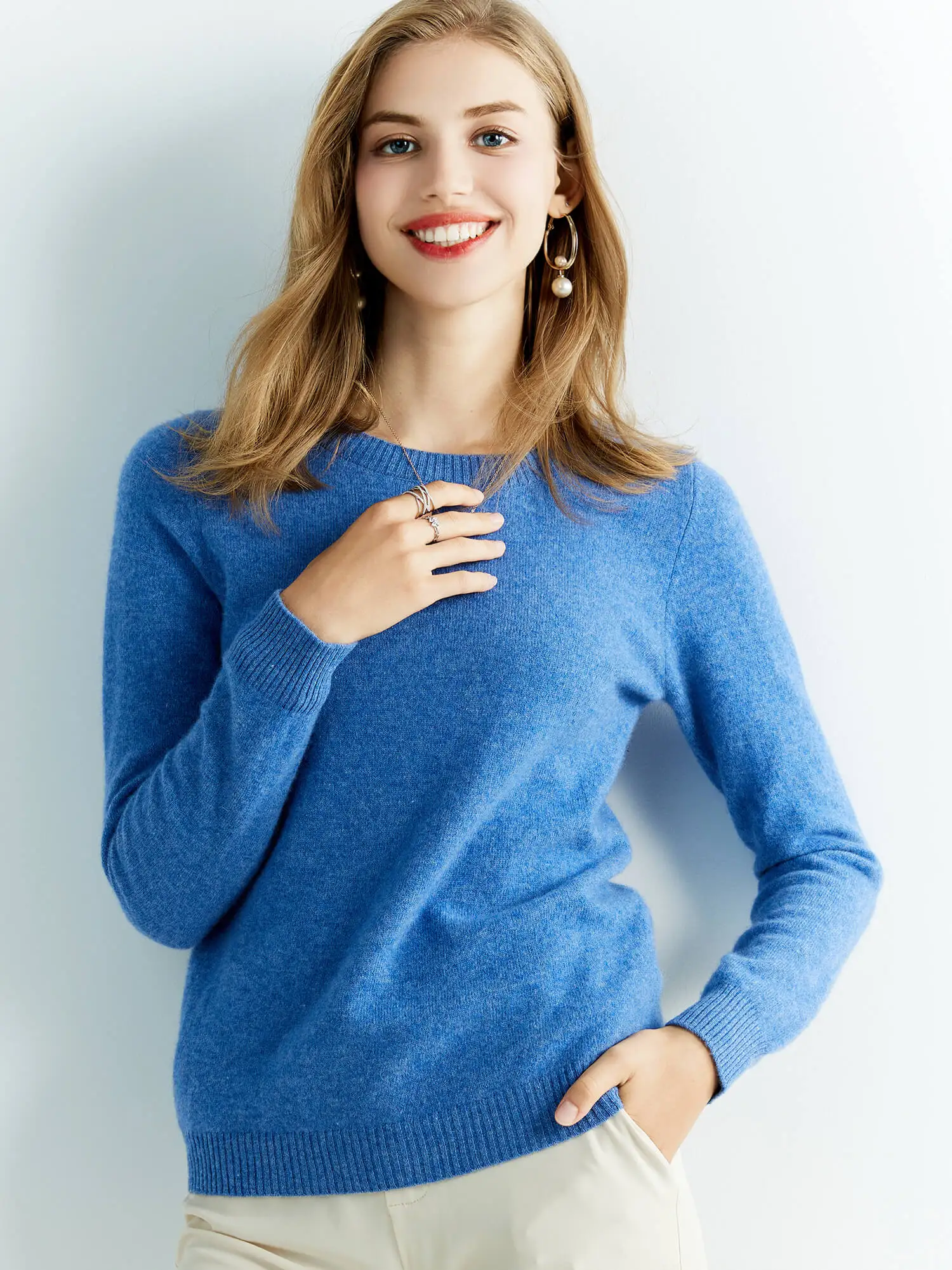 Knitted Sweaters Cashmere Sweater Women 100% Merino Wool O-Neck Vintage Pullovers 2022 Winter Autumn Jumpers Clothing Top Female