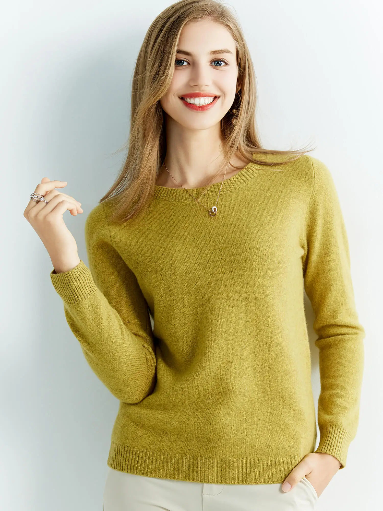 Knitted Sweaters Cashmere Sweater Women 100% Merino Wool O-Neck Vintage Pullovers 2022 Winter Autumn Jumpers Clothing Top Female