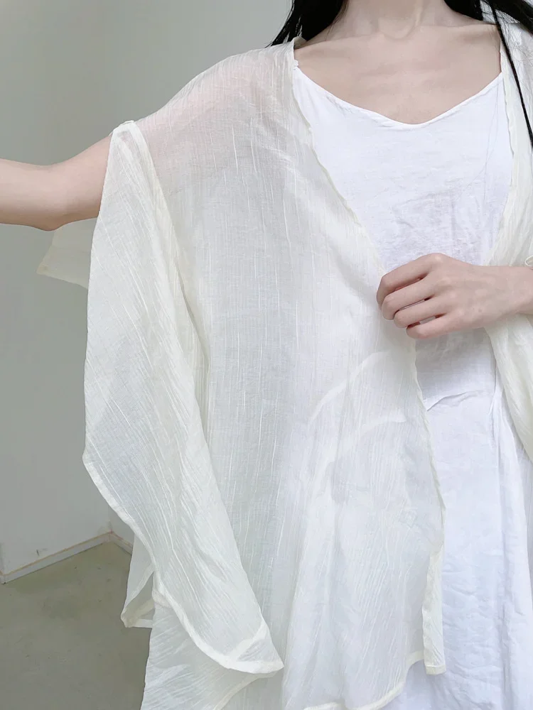 UMI MAO Chinese Style Coat 2023 Spring Summer New Design Clear Cold Wind Flowing Sun Protection Shirt Cardigan Overcoat