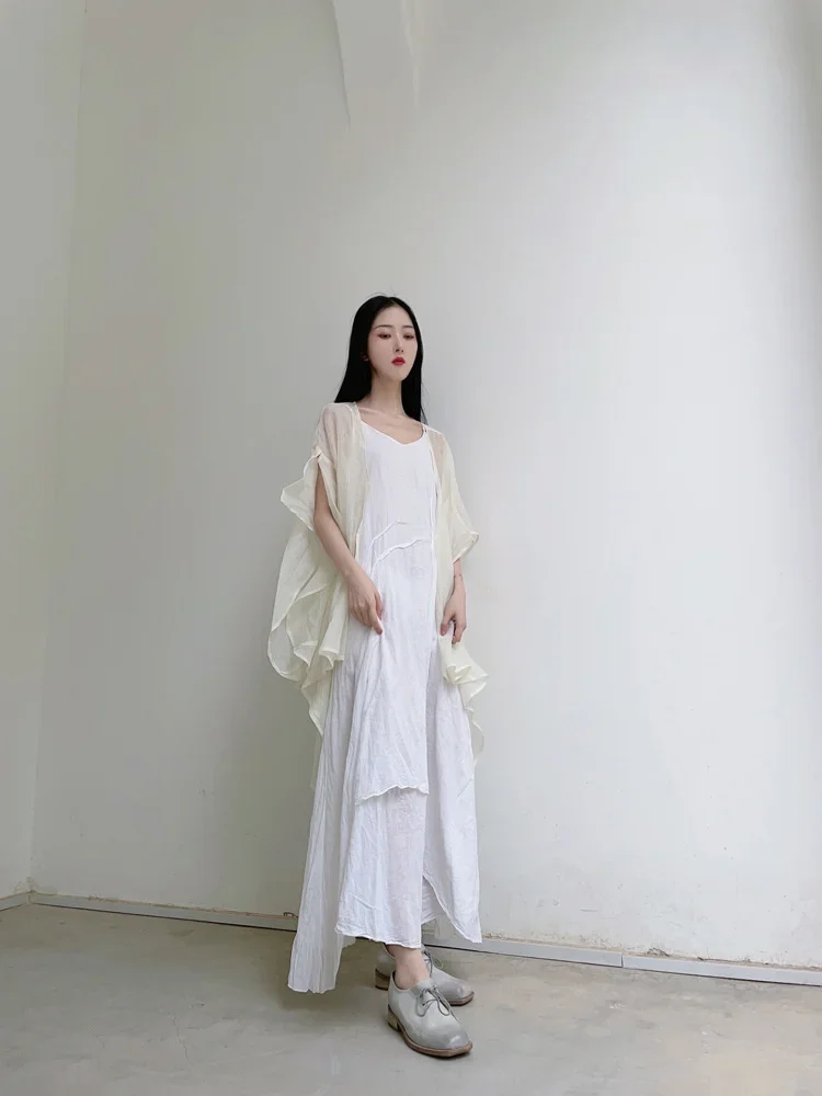 UMI MAO Chinese Style Coat 2023 Spring Summer New Design Clear Cold Wind Flowing Sun Protection Shirt Cardigan Overcoat
