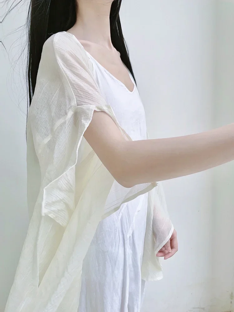 UMI MAO Chinese Style Coat 2023 Spring Summer New Design Clear Cold Wind Flowing Sun Protection Shirt Cardigan Overcoat