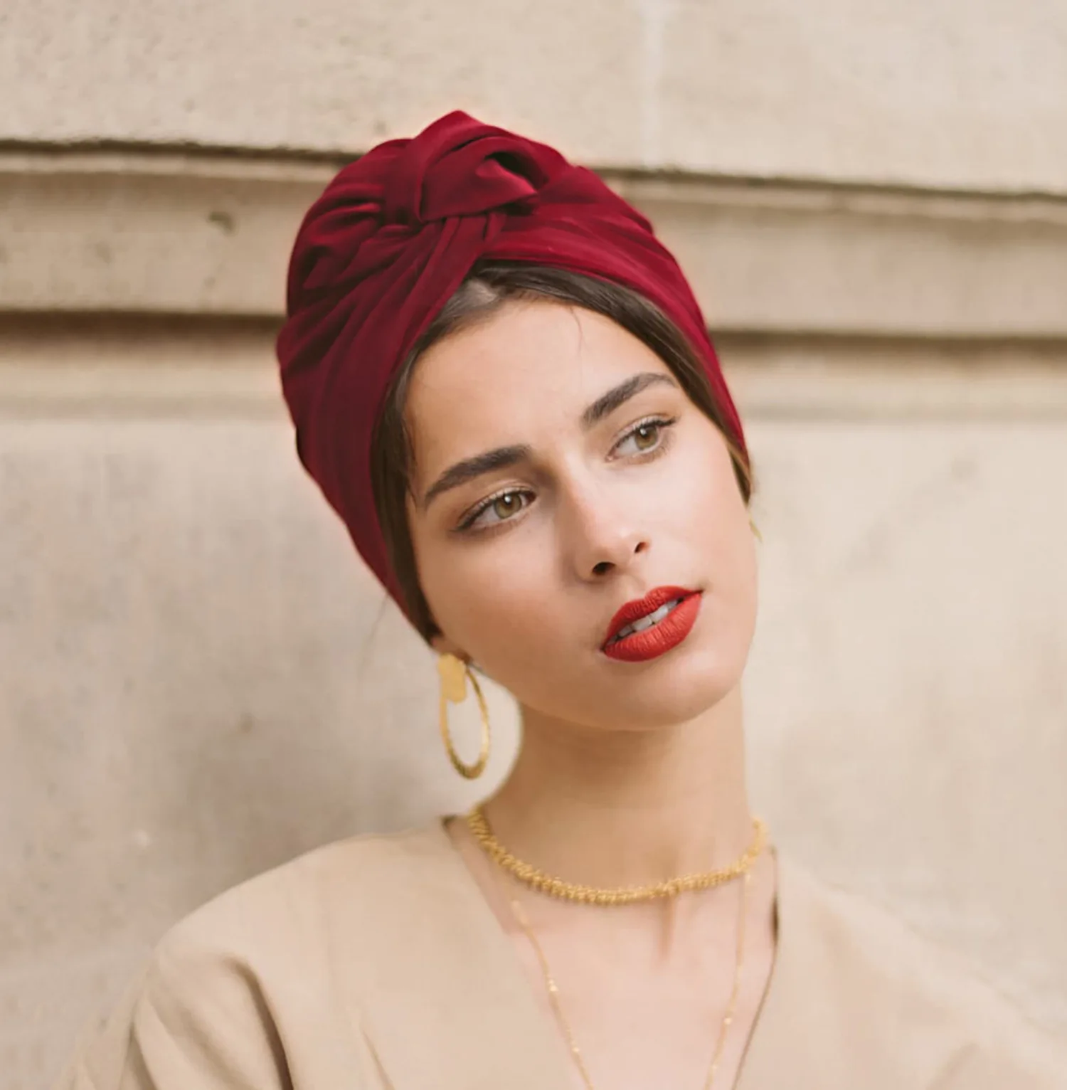 2023 French Vintage Twist Turban Hat Fashion Female Cotton Bandana Headband Women's Hair Cover Cap Floral Print Lady Head Wraps