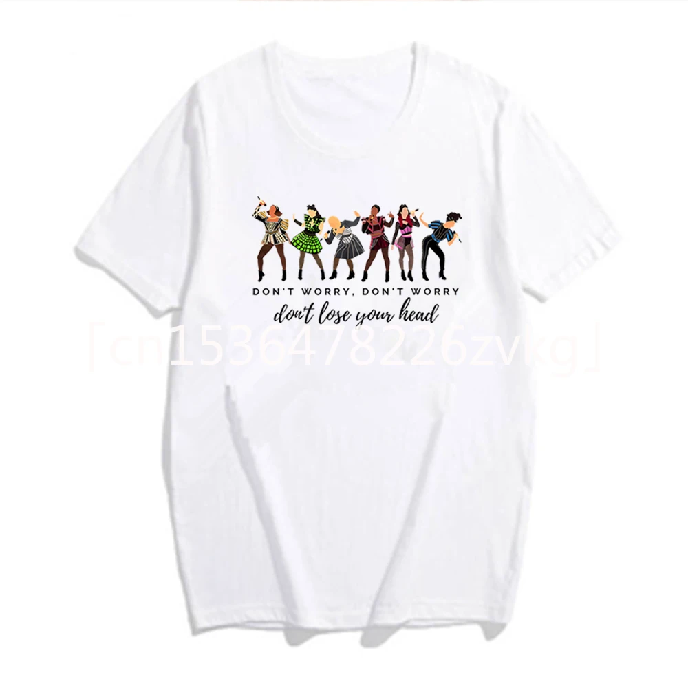 Six The Musical Lyrics T-Shirt Retro One of A Kind Shirt No Category Tshirt Six Musical Tee Unisex Short Sleeves Tops