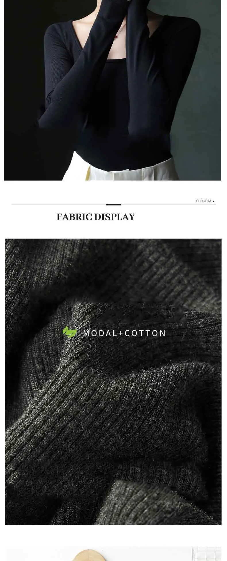 T-shirt Autumn Winter Low Neck Undercoat Women's Spring Autumn Top Long sleeve Slim fit inside and outside