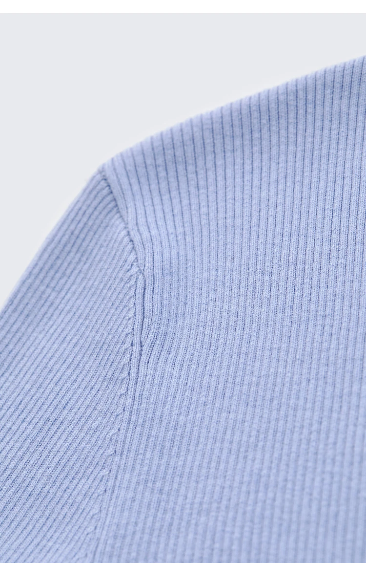 AMII Minimalism Mock Neck Sweaters Women 2024 Autumn New Slim Fit Knit Top Long Sleeve Female Wool Pullovers Sweater 12443251