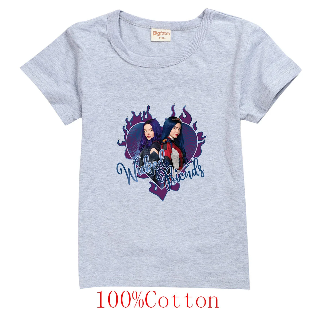 Descendants Boys Girls Teenager Outfits Tee Shirt Kids Clothes T Shirts Children Cartoons Casual Tops