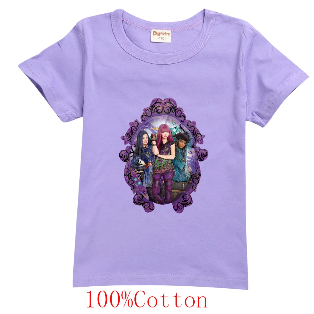 Descendants Boys Girls Teenager Outfits Tee Shirt Kids Clothes T Shirts Children Cartoons Casual Tops