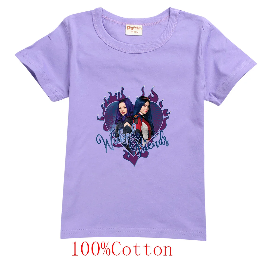 Descendants Boys Girls Teenager Outfits Tee Shirt Kids Clothes T Shirts Children Cartoons Casual Tops