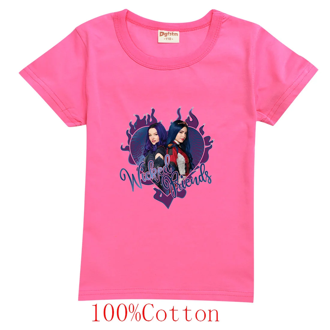 Descendants Boys Girls Teenager Outfits Tee Shirt Kids Clothes T Shirts Children Cartoons Casual Tops