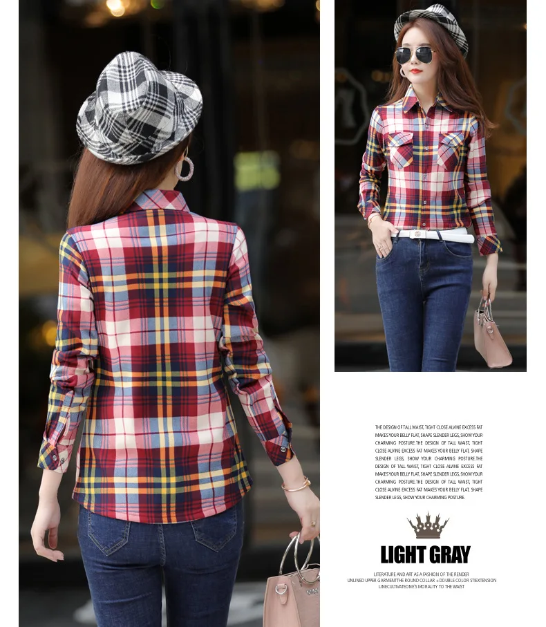 Velvet Thick Warm Women Plaid Shirt Female Fleece Tops Oversized M-4XL Women's Coat Winter Fit Blusas Femininas Chemise Femme