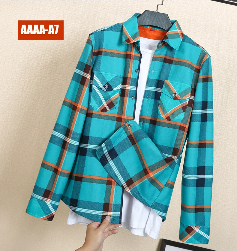 Velvet Thick Warm Women Plaid Shirt Female Fleece Tops Oversized M-4XL Women's Coat Winter Fit Blusas Femininas Chemise Femme