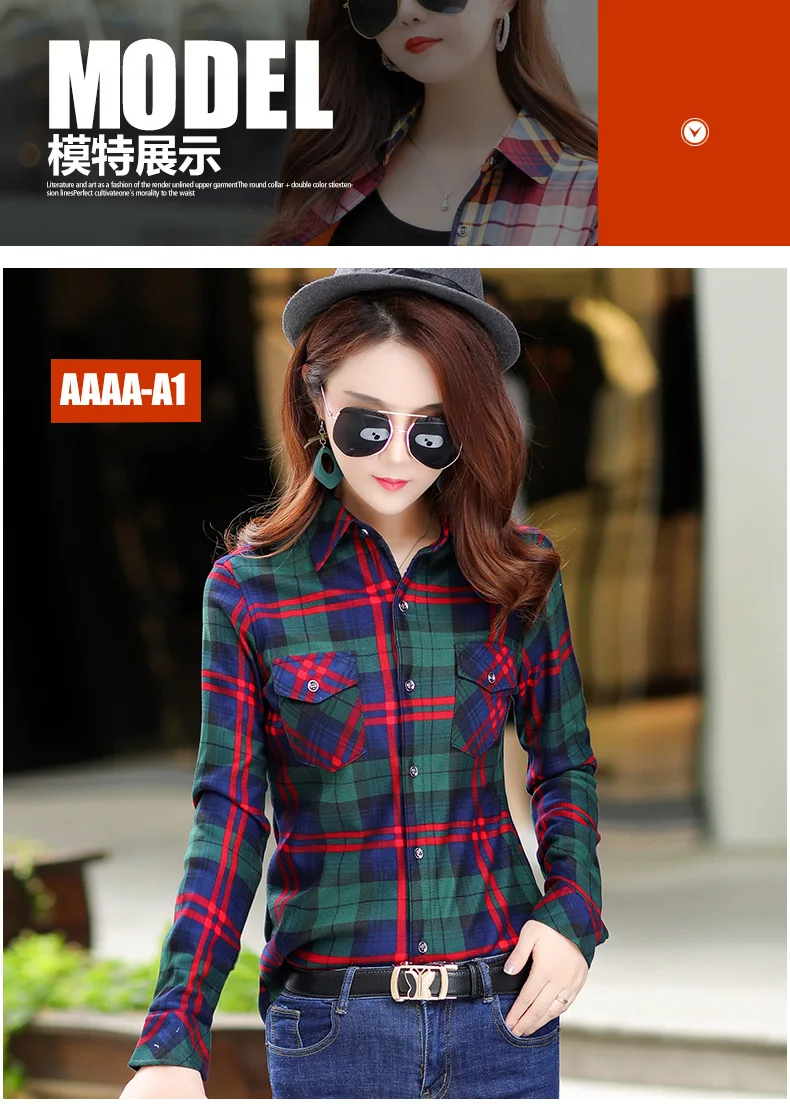 Velvet Thick Warm Women Plaid Shirt Female Fleece Tops Oversized M-4XL Women's Coat Winter Fit Blusas Femininas Chemise Femme