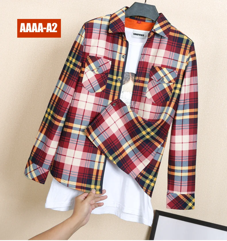 Velvet Thick Warm Women Plaid Shirt Female Fleece Tops Oversized M-4XL Women's Coat Winter Fit Blusas Femininas Chemise Femme