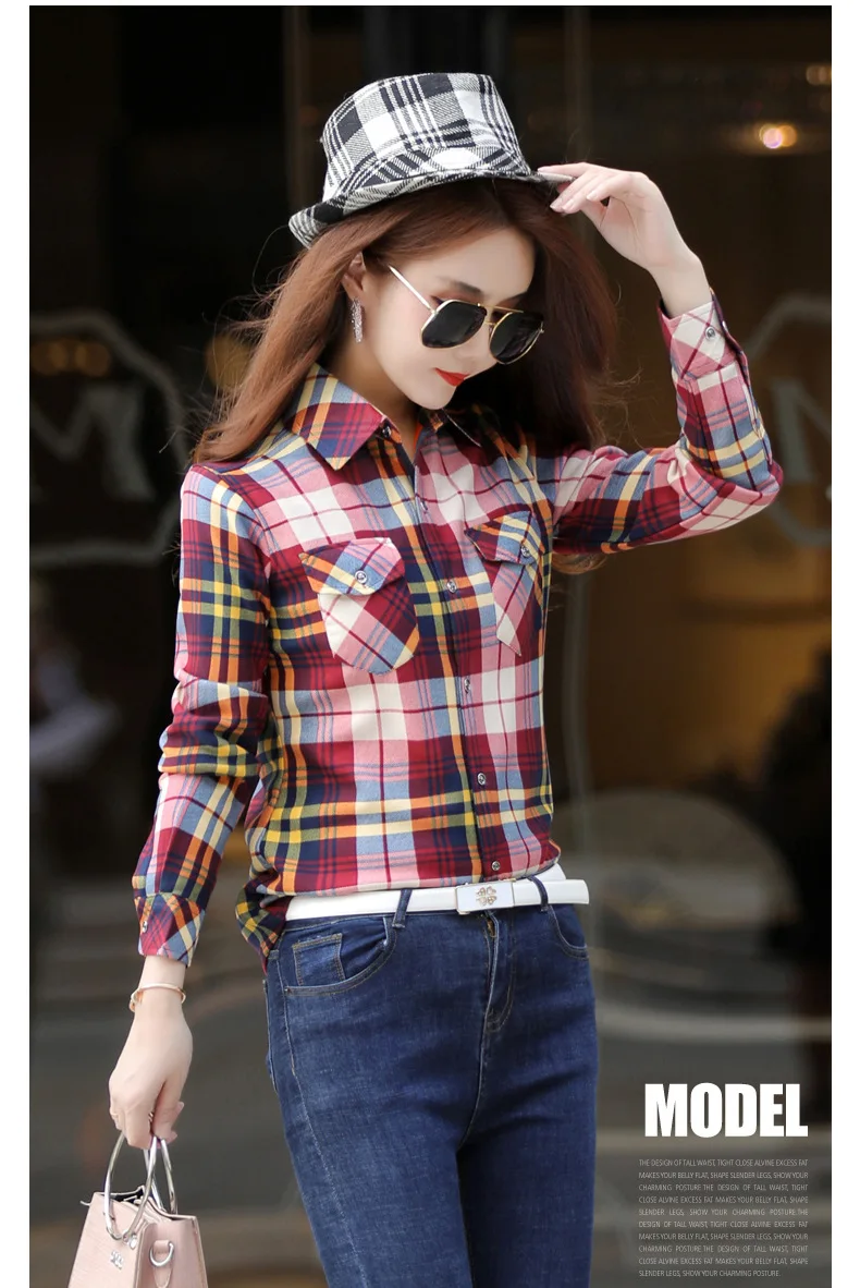 Velvet Thick Warm Women Plaid Shirt Female Fleece Tops Oversized M-4XL Women's Coat Winter Fit Blusas Femininas Chemise Femme