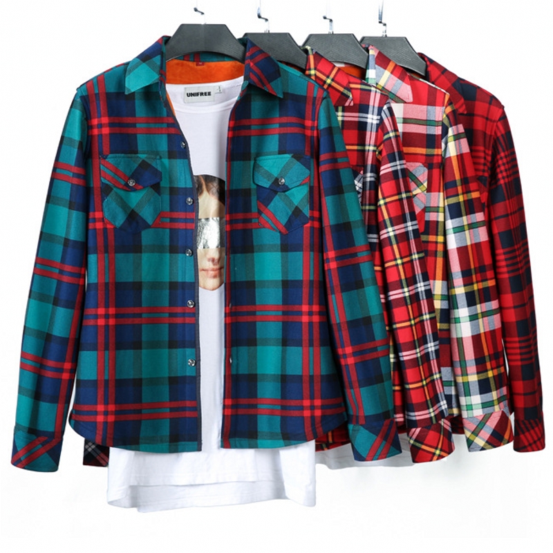 Velvet Thick Warm Women Plaid Shirt Female Fleece Tops Oversized M-4XL Women's Coat Winter Fit Blusas Femininas Chemise Femme