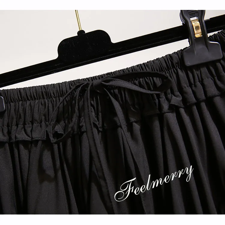 White Black Chiffon Summer Shorts Skirt Women 2022 Fashion Korean High Waist Tutu Pleated Mini Aesthetic Skirt Female