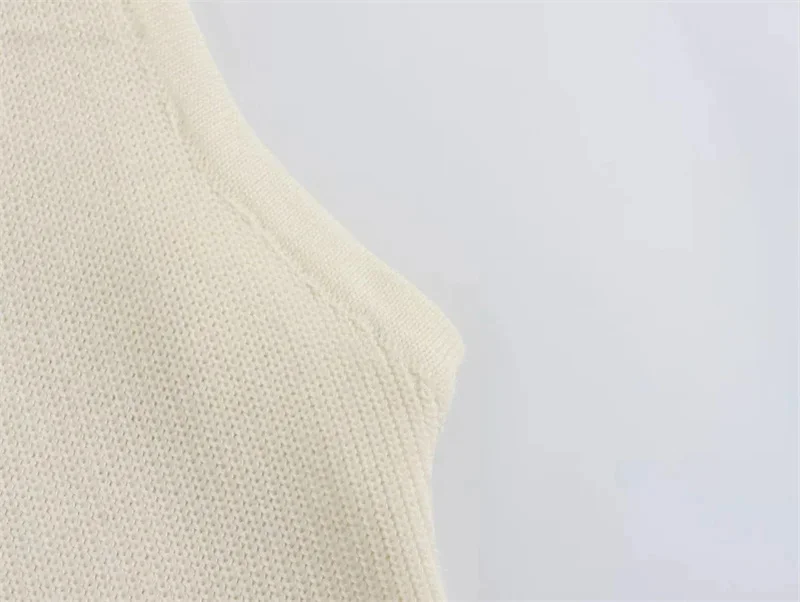 Tossy Knit Ribbed Cardigan Maxi Dress Female High Waist Slim Pocket Sleeveless Elegant Party Dress Women's Knitwear Long Dress