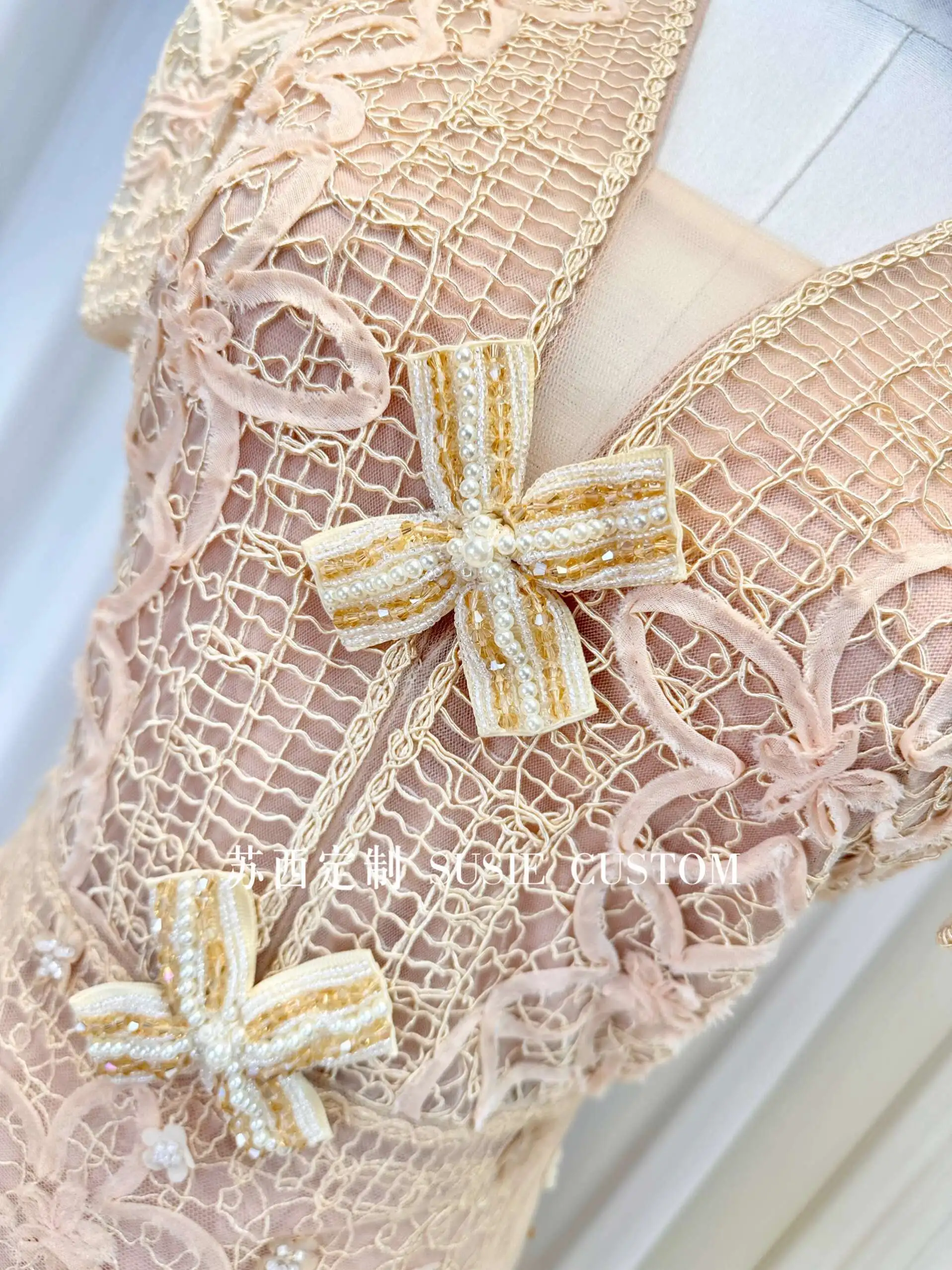 QMQA Fashion Women's Elegant Dress Three-dimensional Flower High Waist Short Sleeve Slimming Dresses 2025 Female New QM359