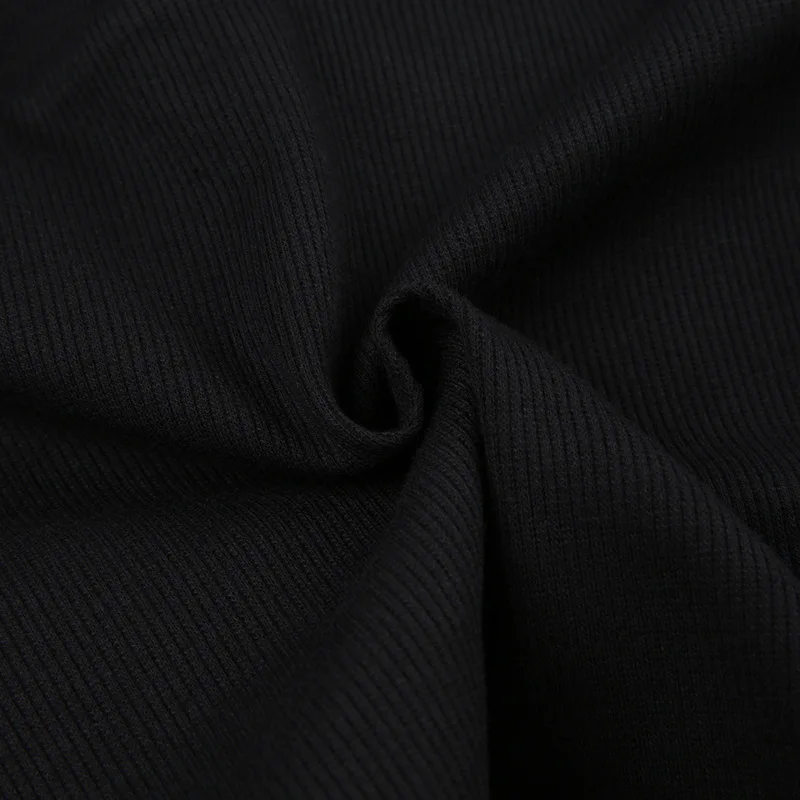 Sexy Folds Buttons Sleeveless Crop Top Black Vintage Y2K Corset Tops Casual Basic T-shirt