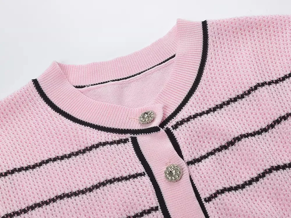 2026 Spring New Women's SweetLong-Sleeved Striped Knit Dress High-Quality FashionableCasual Vacation Elastic Slim Fit Long Dress