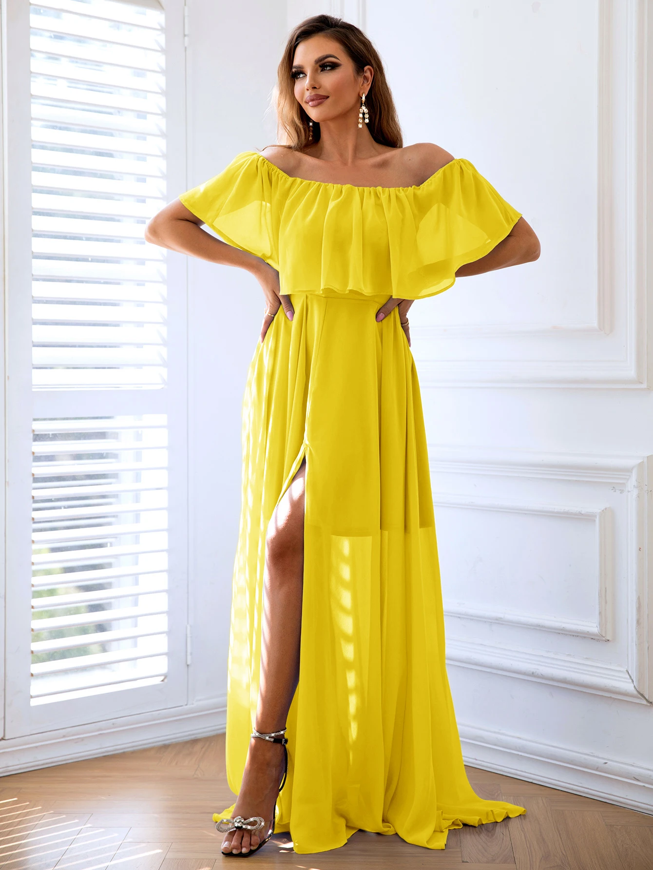 Sexy Backless Chiffon Maxi Summer Dress Women Elegant Long Prom Evening Dresses Luxury Woman Beach Birthday Party Dress Vestidos