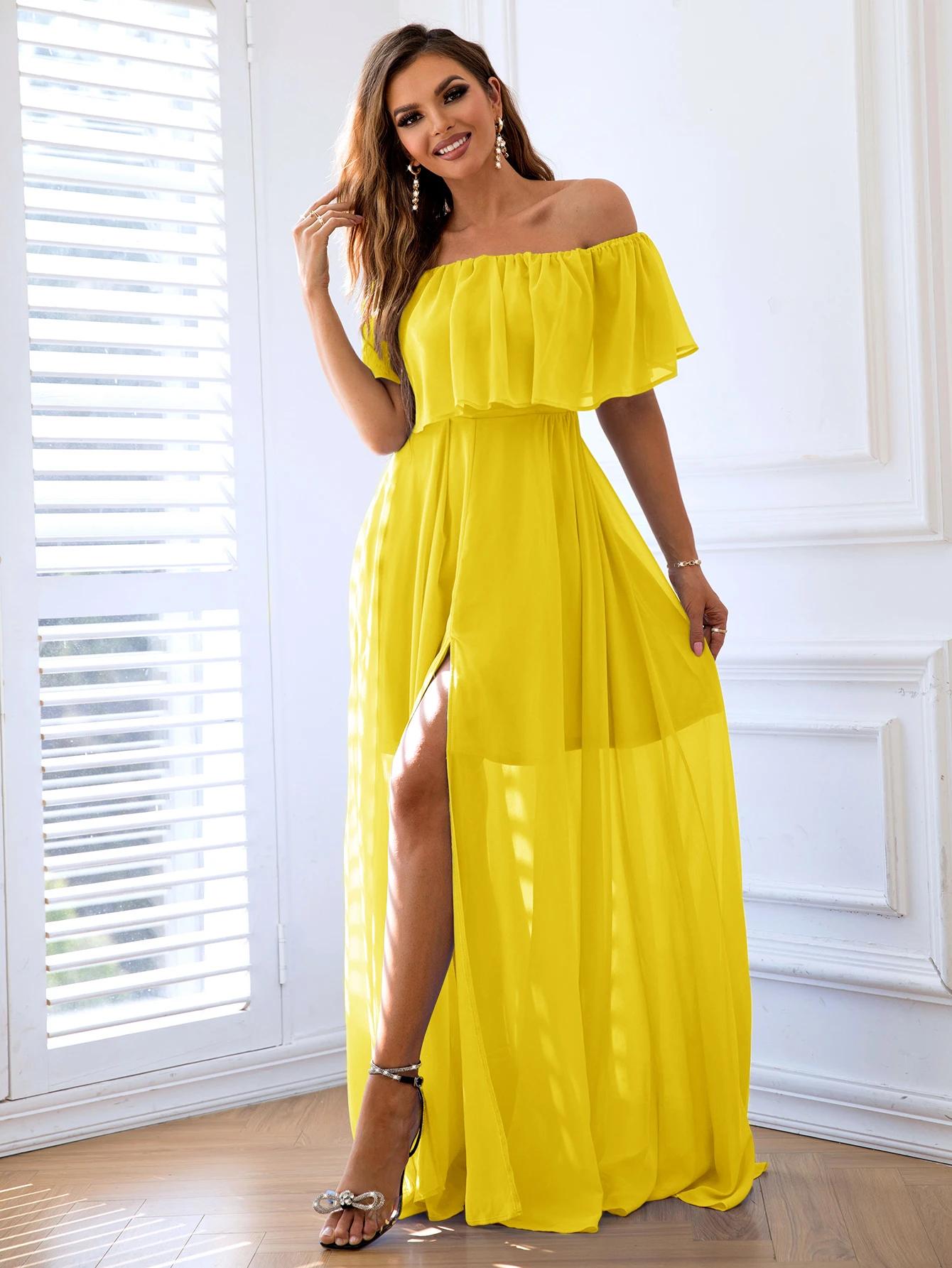 Sexy Backless Chiffon Maxi Summer Dress Women Elegant Long Prom Evening Dresses Luxury Woman Beach Birthday Party Dress Vestidos