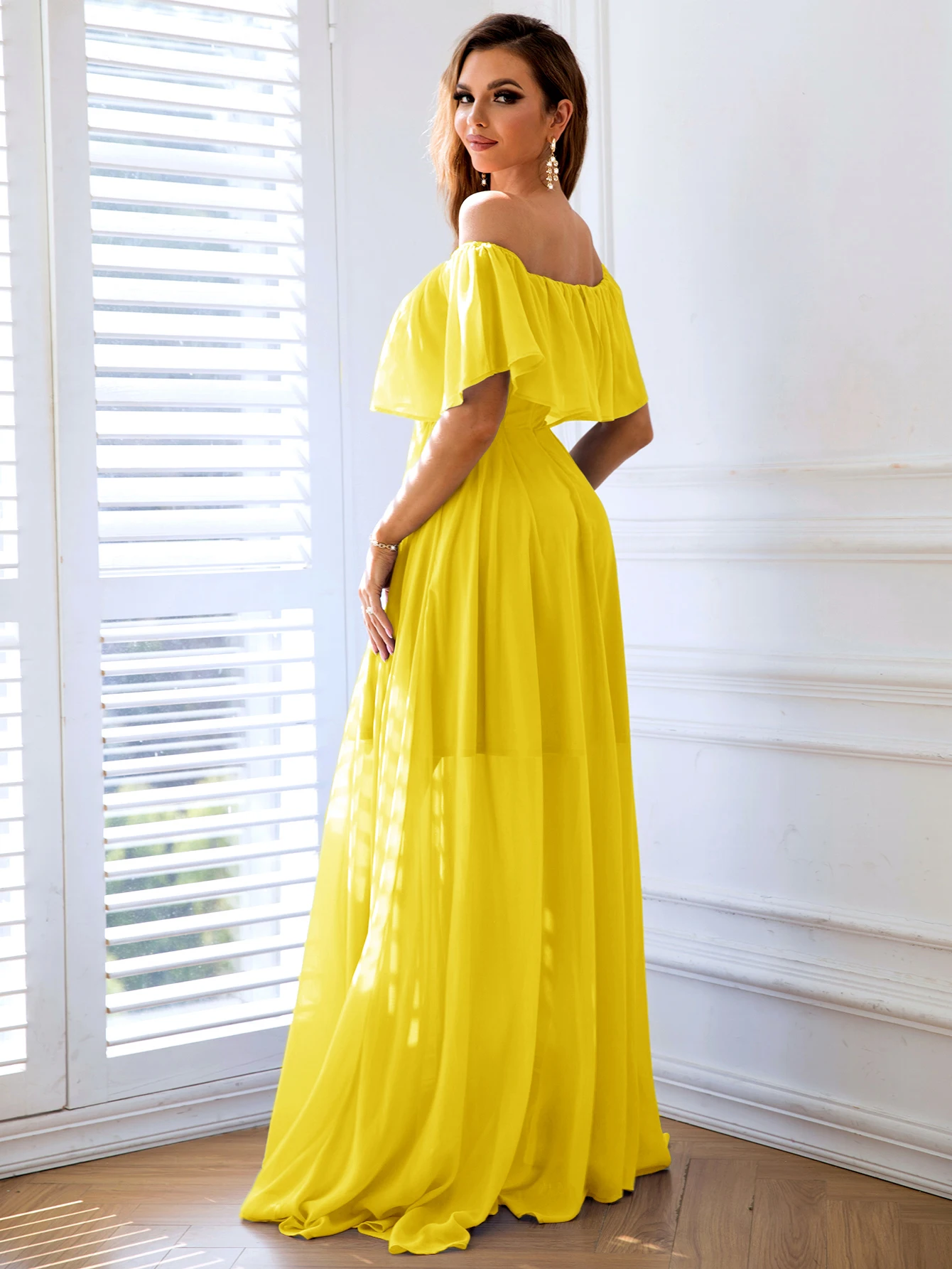 Sexy Backless Chiffon Maxi Summer Dress Women Elegant Long Prom Evening Dresses Luxury Woman Beach Birthday Party Dress Vestidos