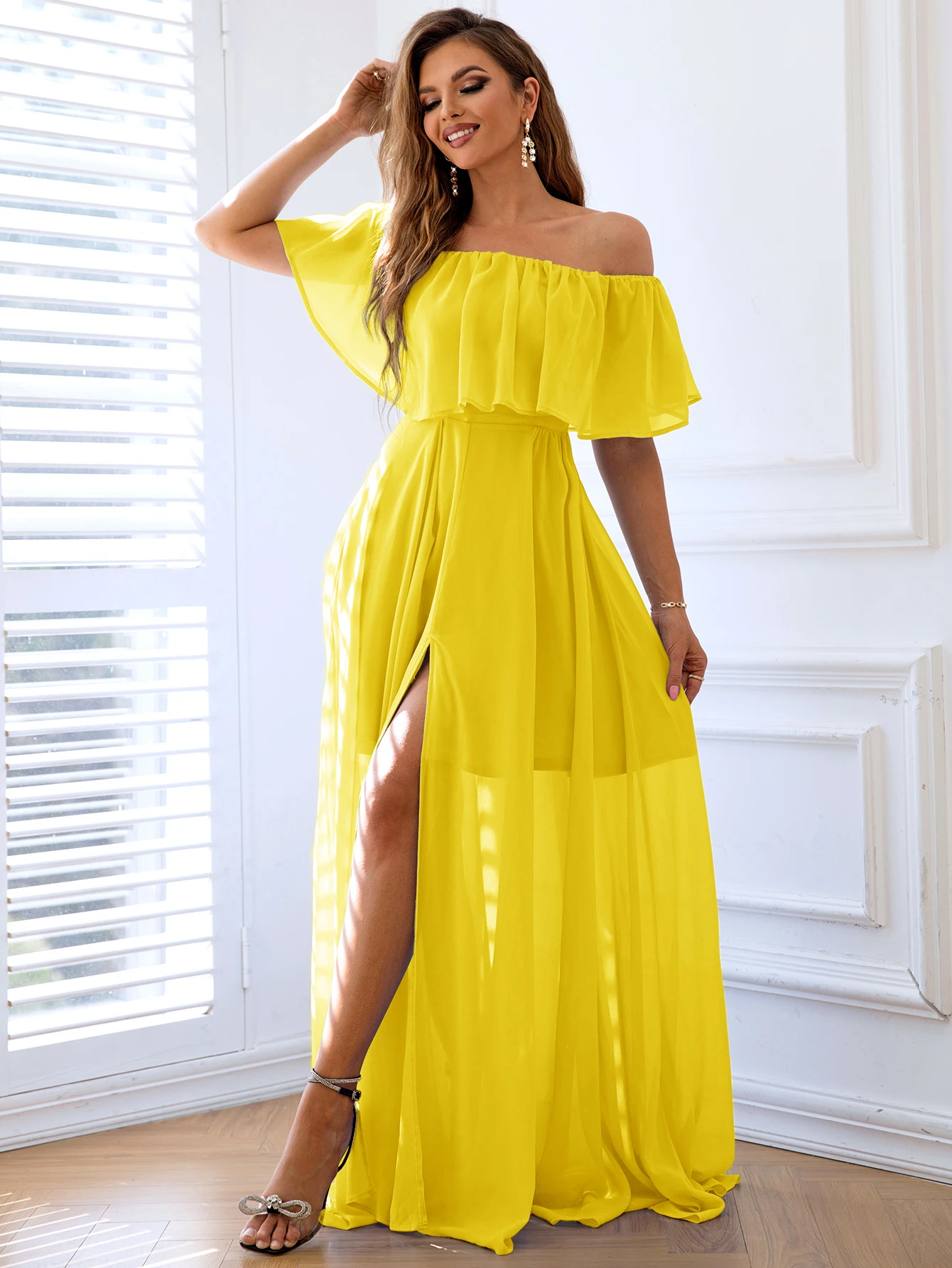 Sexy Backless Chiffon Maxi Summer Dress Women Elegant Long Prom Evening Dresses Luxury Woman Beach Birthday Party Dress Vestidos