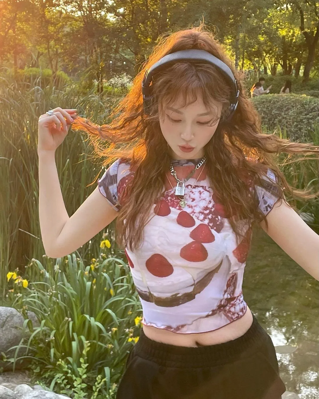 Karrram Y2k Aesthetics Mesh Tops Grunge Graphic Crop Top Korean Fashion Designer Clothes 2000s Harajuku Sheer Top E-girls Tshirt