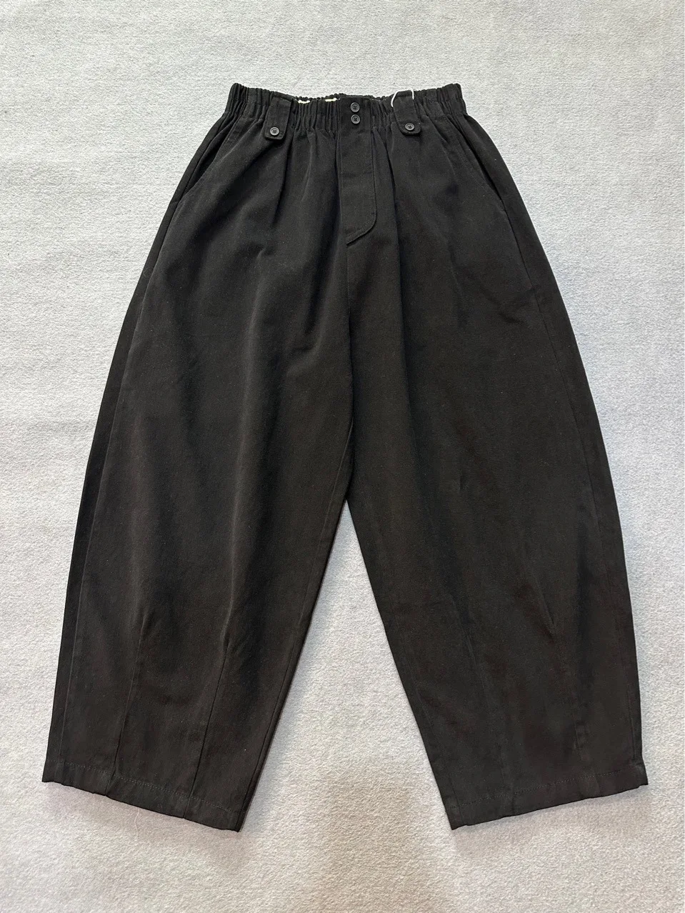Johnature Cotton Harem Pants Women Autumn Winter New High Waist Elastic Loose Trousers Wide Leg Casual Pockets Pants