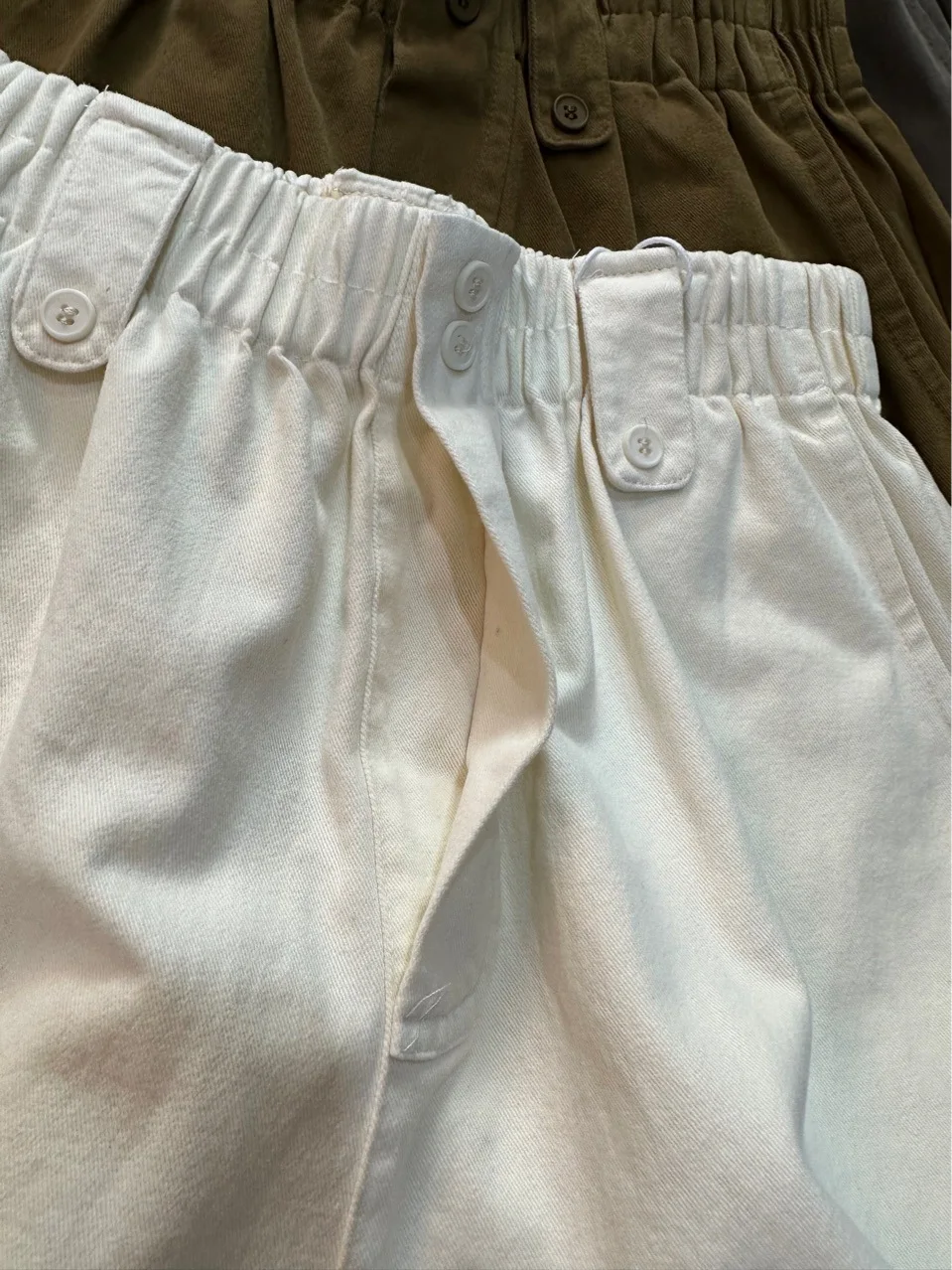 Johnature Cotton Harem Pants Women Autumn Winter New High Waist Elastic Loose Trousers Wide Leg Casual Pockets Pants