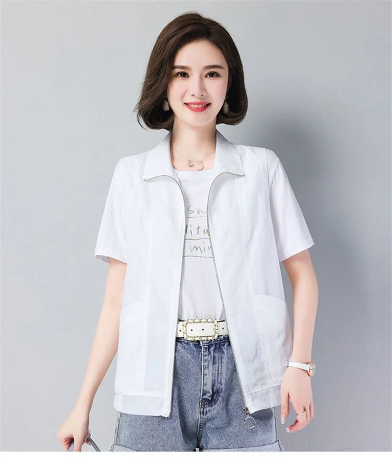 Casual Liner Summer Vest Women Basic Turndown Collar Sleeveless Jackets Solid Color Classic Female Waistcoat Chaleco Mujer 4XL