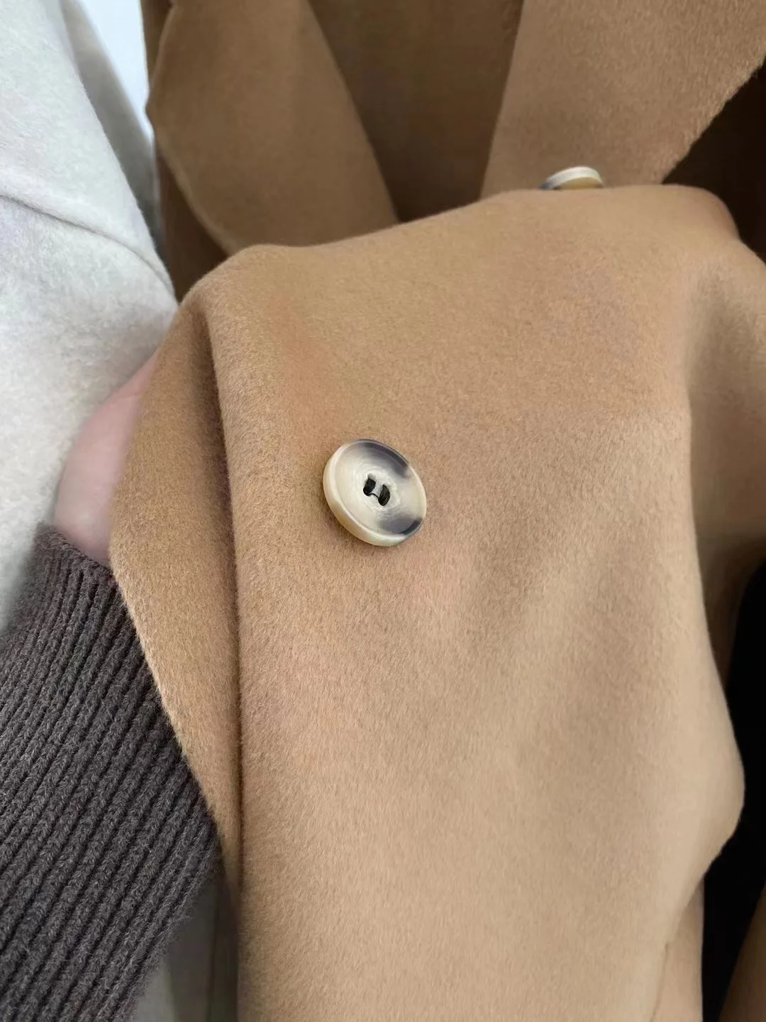 2025 Autumn Women Drouble Breasted Woolen Coat Fashion Loose Style Women Winter Clothes Long Coats Tops New